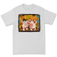 Dove Grey fall pigs Premium Tee - Jasminsmagicworld