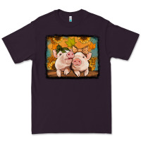 Plum fall pigs Premium Tee - Jasminsmagicworld