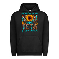 Pigment Black god gifted me two titles mom and teta and i rock t Urban Hoodie - JahusDesignShop