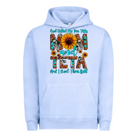 Pigment Grape Ice god gifted me two titles mom and teta and i rock t Urban Hoodie - JahusDesignShop