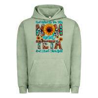 Pigment Oil Green god gifted me two titles mom and teta and i rock t Urban Hoodie - JahusDesignShop