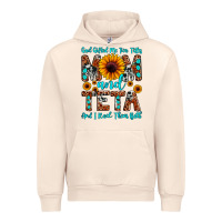 Sandshell god gifted me two titles mom and teta and i rock t Urban Hoodie - JahusDesignShop