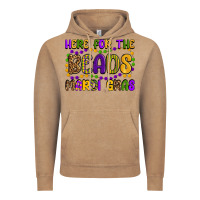 Vintage Coffee here for the beads mardi gras Vintage Hoodie - OliviaCreatesArt