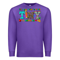 Purple its a good day to teach tiny humans Premium Sweatshirt - AdoDesignShop