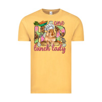 Vintage Mustard One hip lunch lady Easter Day Vintage Tee - HowdyJamesFarm