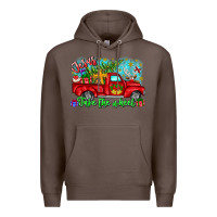 Coffee jesus take the wheel Premium Hoodie - CowhideDigitalArt