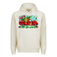 Oatmeal Heather jesus take the wheel Premium Hoodie - CowhideDigitalArt