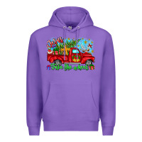 Purple jesus take the wheel Premium Hoodie - CowhideDigitalArt