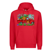 Red jesus take the wheel Premium Hoodie - CowhideDigitalArt