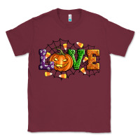 Burgundy Halloween Love Classic Tee - Artiststas