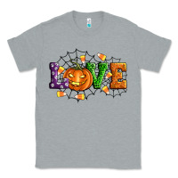 Heather Grey Halloween Love Classic Tee - Artiststas