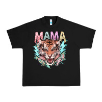 Black Mama tiger lightning bolt Urban Heavy Tee - HowdyJamesFarm