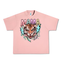 Salmon Mama tiger lightning bolt Urban Heavy Tee - HowdyJamesFarm