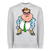 Heather Grey Chris Farley T ShirtMotivational Speaker T Shirt Heavyweight Sweatshirt - longCreatives
