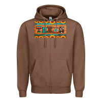 Chestnut texas sunflowers license plate Zipper Hoodie - Artiststas