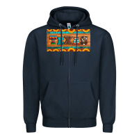 Navy texas sunflowers license plate Zipper Hoodie - Artiststas