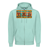 Seafoam texas sunflowers license plate Zipper Hoodie - Artiststas