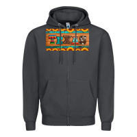 Smoke texas sunflowers license plate Zipper Hoodie - Artiststas