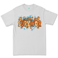 I Am A Survivor Orange Ribbon Kidney Cancer Premium Tee | Teevron