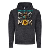 Vintage Black kinda busy being a dog mom Vintage Hoodie - OliviaCreatesArt