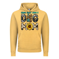 Vintage Mustard kinda busy being a dog mom Vintage Hoodie - OliviaCreatesArt