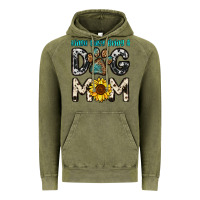 Vintage Olive kinda busy being a dog mom Vintage Hoodie - OliviaCreatesArt
