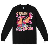 Black Crush Breast Cancer Long Sleeve Tee - FaDigitalArtStudio