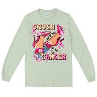 Matcha Crush Breast Cancer Long Sleeve Tee - FaDigitalArtStudio
