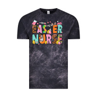 Cloud Black Easter nurse Easter Day Vintage Tee - HowdyJamesFarm
