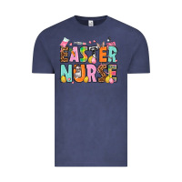 Vintage Denim Easter nurse Easter Day Vintage Tee - HowdyJamesFarm