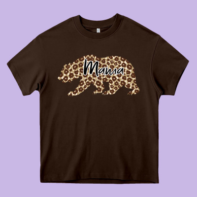 Mama Leopard Heavy Core Tee Designed By Bettercallsaul