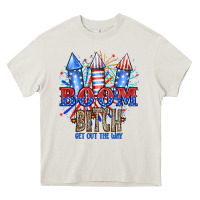 Cream Boom Bıtch Get Out The Way Heavy Core Tee - JahusDesignShop