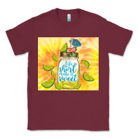 Burgundy life is short make it sweet Classic Tee - TumblerDesignByShophia
