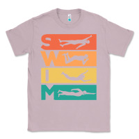 Lilac Retro Vintage Swimming Gift For Swimmers Classic Tee - longCreatives