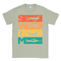 Matcha Retro Vintage Swimming Gift For Swimmers Classic Tee - longCreatives