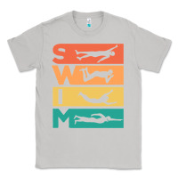 Moon Dust Retro Vintage Swimming Gift For Swimmers Classic Tee - longCreatives