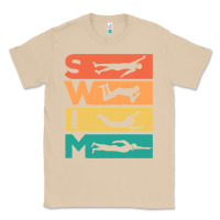 Mushroom Retro Vintage Swimming Gift For Swimmers Classic Tee - longCreatives