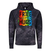 Cloud Black free hugs Vintage Hoodie - OliviaCreatesArt