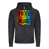Vintage Black free hugs Vintage Hoodie - OliviaCreatesArt
