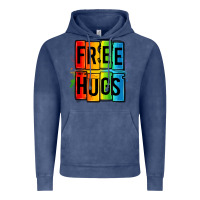 Vintage Denim free hugs Vintage Hoodie - OliviaCreatesArt