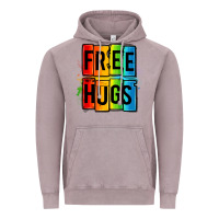 Vintage Zinc free hugs Vintage Hoodie - OliviaCreatesArt