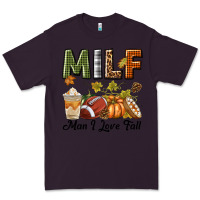 Plum Milf Man I Love Fall Premium Tee - texasbilliewilder