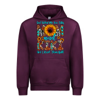 Mauve Wine god gifted me two titles mom and kiki and i rock t Urban Hoodie - JahusDesignShop