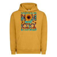 Pigment Peanut Butter god gifted me two titles mom and kiki and i rock t Urban Hoodie - JahusDesignShop