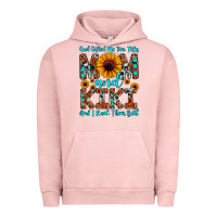 Pigment Salmon god gifted me two titles mom and kiki and i rock t Urban Hoodie - JahusDesignShop