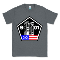 Charcoal Heather 9-11 We Will Never Forget Classic Tee - longCreatives