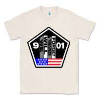 Natural 9-11 We Will Never Forget Classic Tee - longCreatives