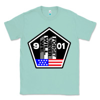 Seafoam 9-11 We Will Never Forget Classic Tee - longCreatives