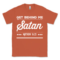 Copper Get behind me Satan Matthew 1623 Quote Classic Tee - longCreatives