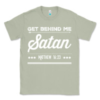 Matcha Get behind me Satan Matthew 1623 Quote Classic Tee - longCreatives